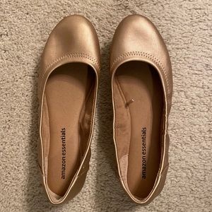 Rose Gold Ballet Flats